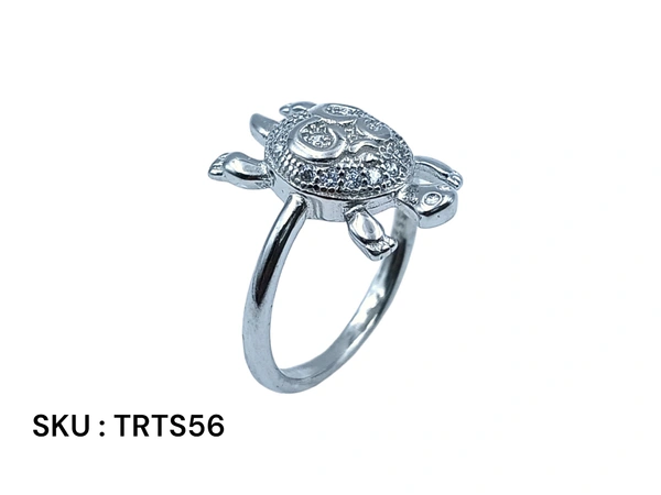 Silver Tortoise Fancy Ring - 3, 11