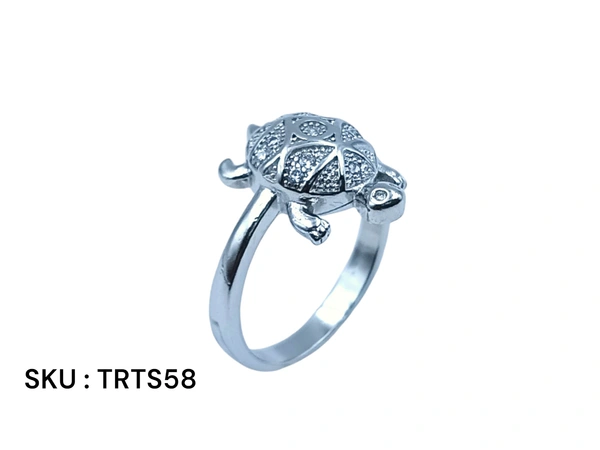 Silver Tortoise Fancy Ring - 2.99, 10