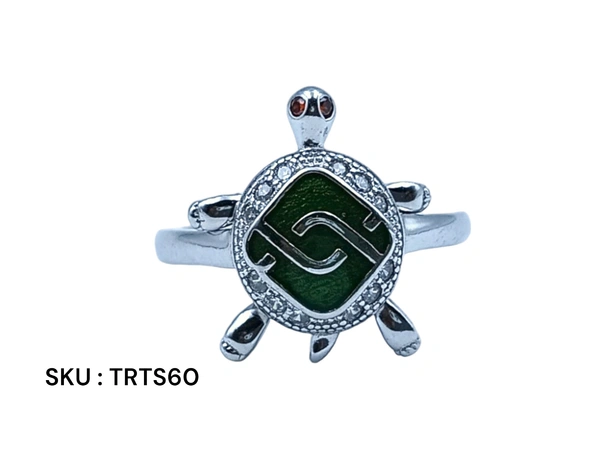 Silver Tortoise Fancy Ring - 3.6, 14