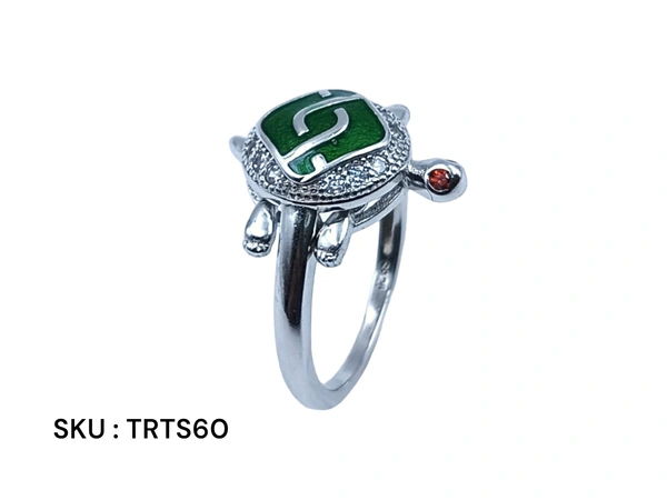 Silver Tortoise Fancy Ring - 3.6, 14