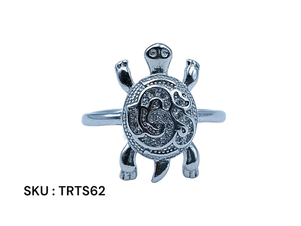 Silver Tortoise Fancy Ring - 2.92, 9