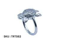 Silver Tortoise Fancy Ring - 2.92, 9
