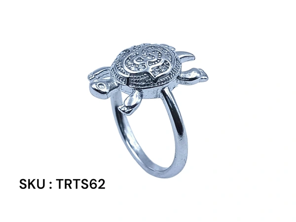 Silver Tortoise Fancy Ring - 2.92, 9