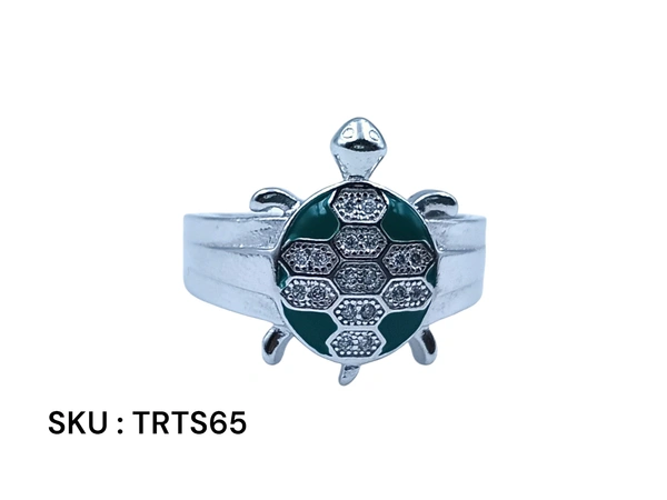 Silver Tortoise Fancy Ring - 5.66, 22
