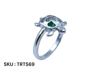 Silver Tortoise Fancy Ring - 3.11, 11