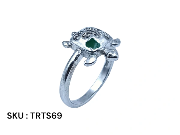 Silver Tortoise Fancy Ring - 3.11, 11