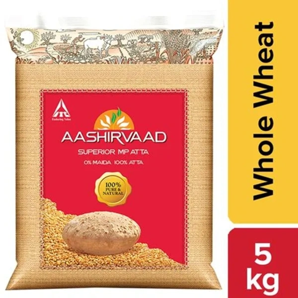 ITC Aashirvaad Atta - Shudh Chakki Atta , No Maida 5kg