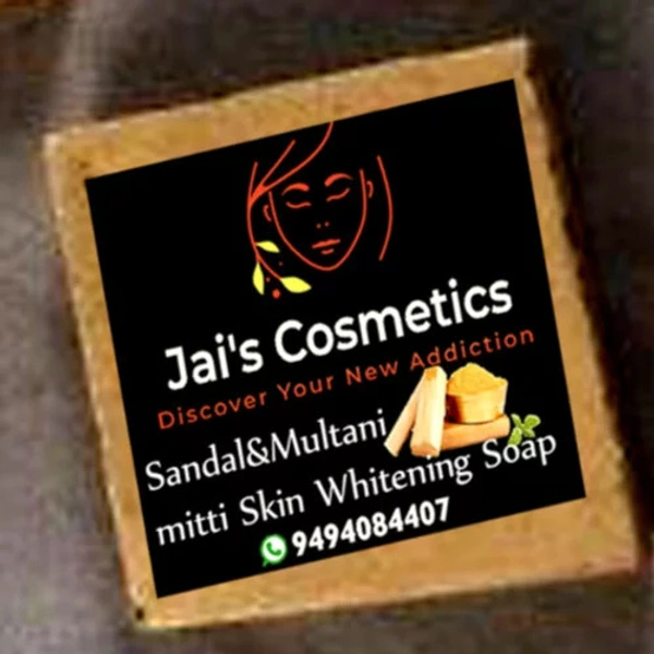Jai's Cosmetics Sandal & Multani Mitti Skin Whitening Soap - 90 - 100g