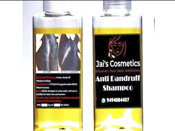 Jai's Cosmetics Anti Dandruff Shampoo - 100 Ml
