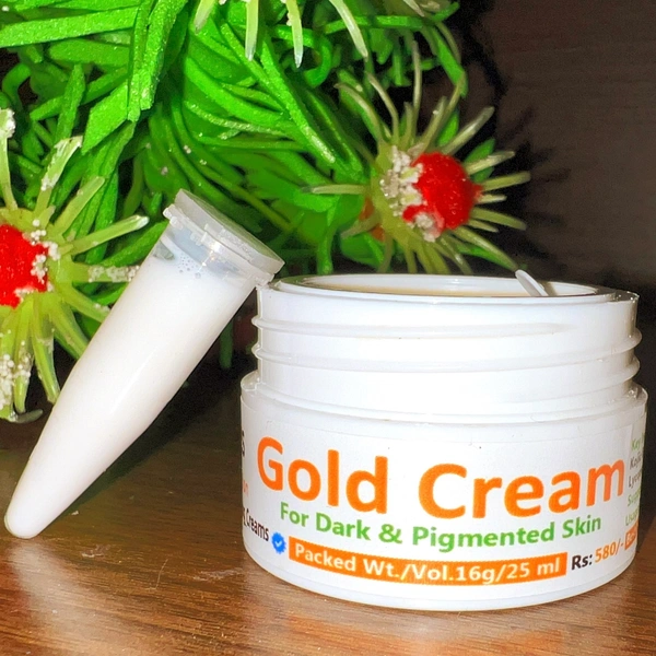 Jai's Cosmetics Gold Whitening Cream With Mixing Serum - 16g/25ml Cream & 1.5ml Serum