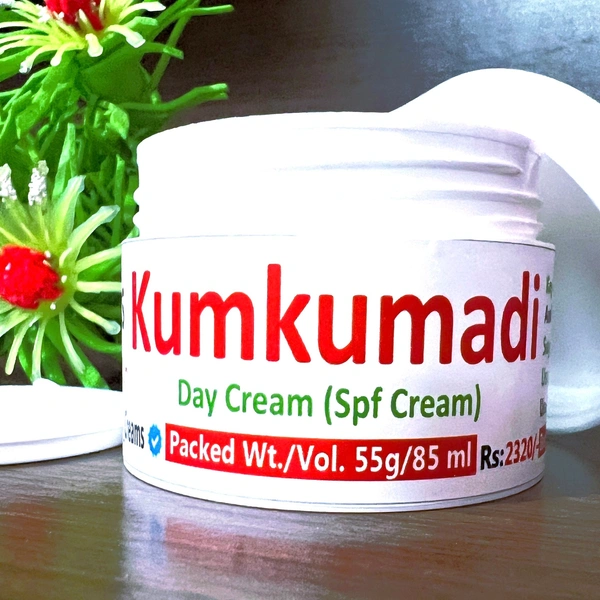 Jai's Cosmetics Kumkumadi Day Cream (Spf Cream) - 55g/85ml Cream