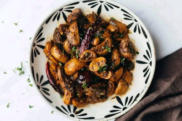 Mushroom Pepper Fry