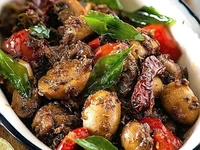 Mushroom Pepper Fry