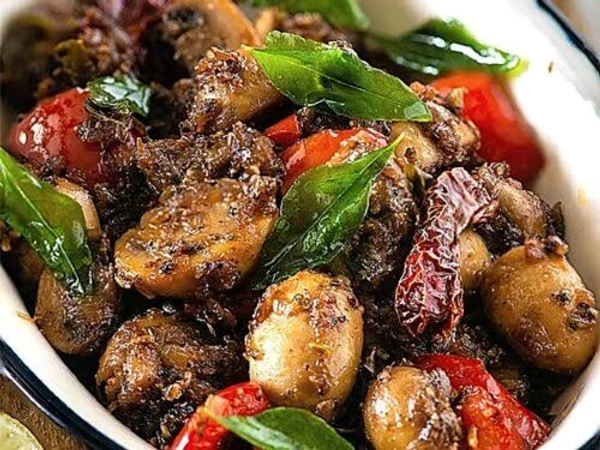 Mushroom Pepper Fry
