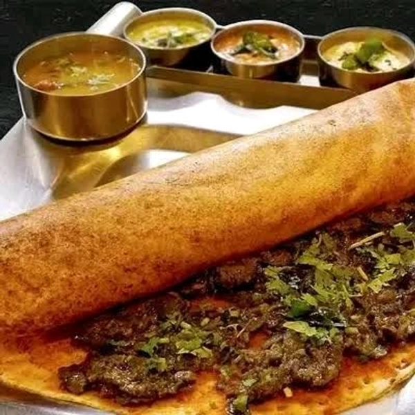 Mushroom Masala Dosa 