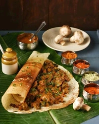 Mushroom Masala Dosa 