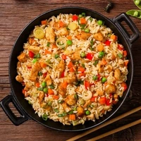 Crispy Chicken Rice 