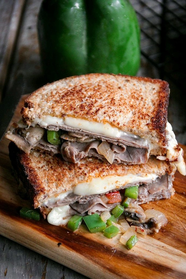 Grilled Beef Cheese Sandwich 