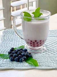 Blueberry Bubble Tea 