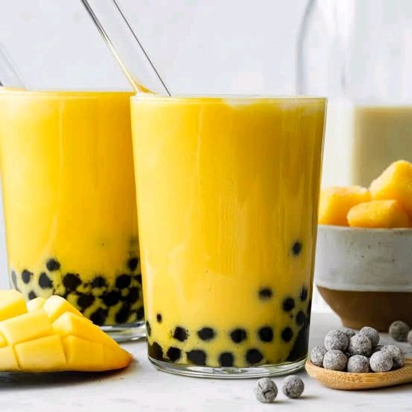 Mango Milk Bubble Tea 