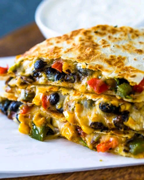 Veg Cheesy Quesa Dillas
