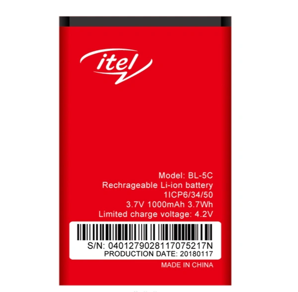 Itel Bl-5c Care Battery 1000mAh Pouch Pack