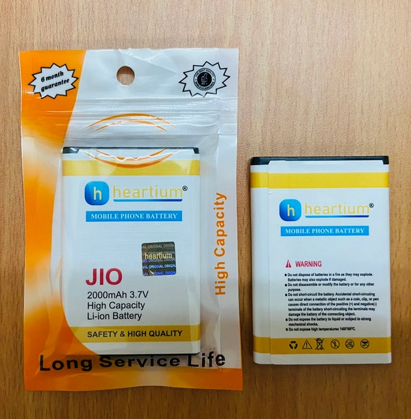 Heartium Jio 2000mAh Battery Pouch Pack 