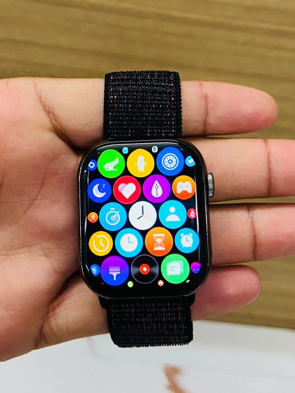 Series 9 Curve Display Smart Watch Apple Logo Premium Quality 
