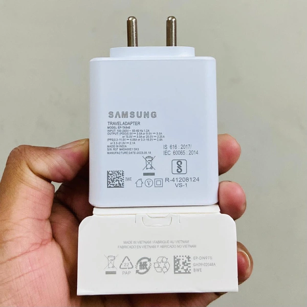 Samsung 45W PD charger Type-C Charger Premium Quality 💯% Og