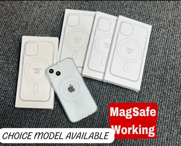 Megsafe Cover Imported Quality Wirless Charger Supported  - White, Iphone 16