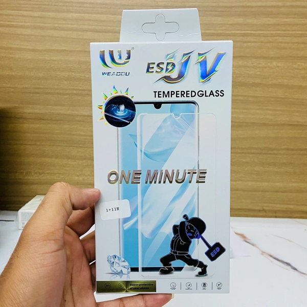 UV Glass Imported Quality Full Range 💯% Og Fingerprint Working  - X70 Pro