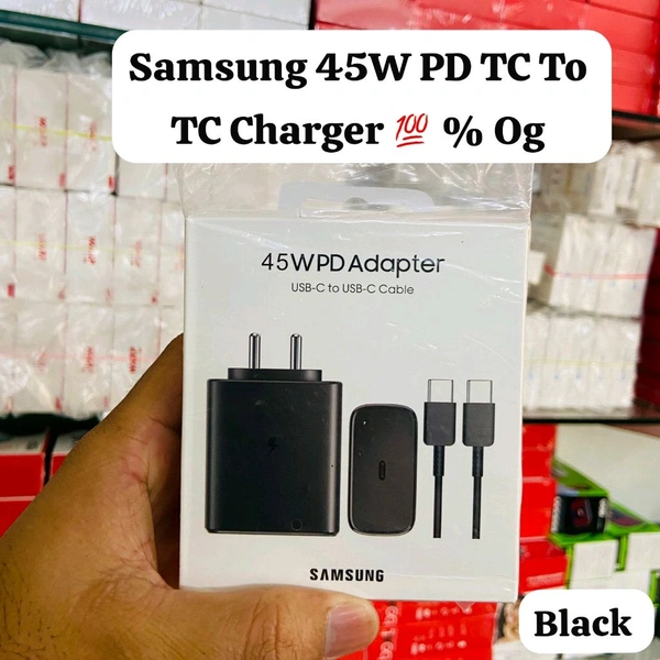Samsung 45W PD charger Type-C Charger Premium Quality 💯% Og