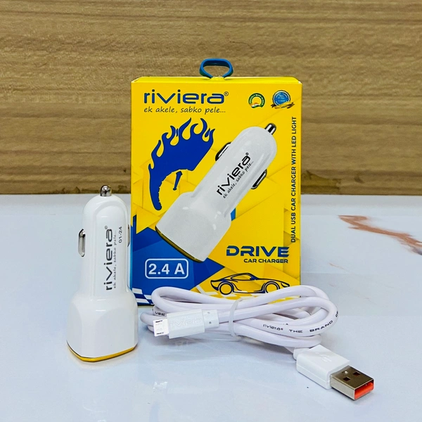 New Riviera Drive Car Charger 2.4Amp