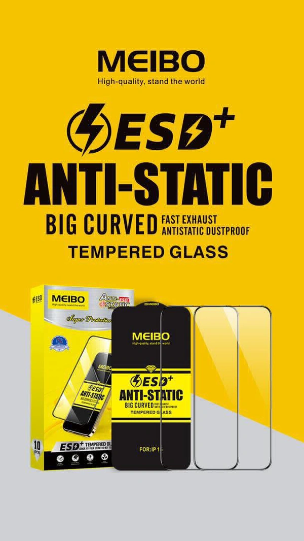  OPPO Meibo Esd 6D Tempered Glass Pack Of 10(Imported) - F19/F19 Pro