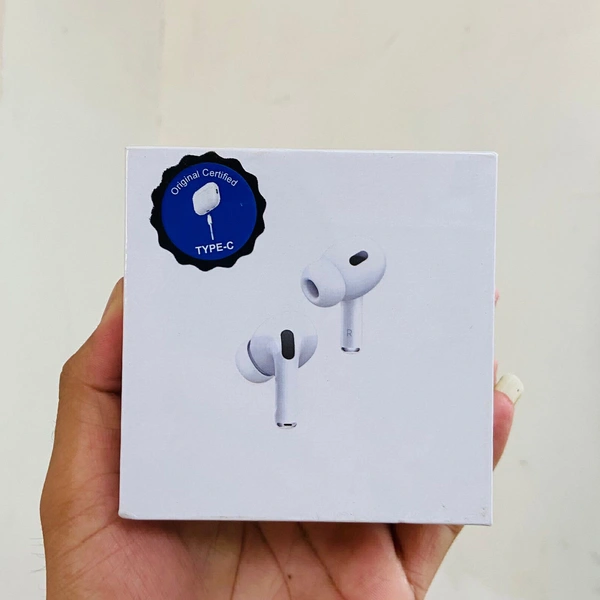 New Airpod Pro2 💯% Og C type Pin Touch Volume 598 Mah Big Battery 1by1 Laminated
