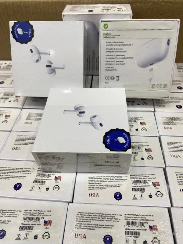 New Airpod Pro2 💯% Og C type Pin Touch Volume 598 Mah Big Battery 1by1 Laminated