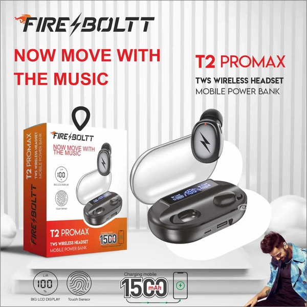 FireBolt T2 Pro Max 💯% Og C type Big LCD Touch Working