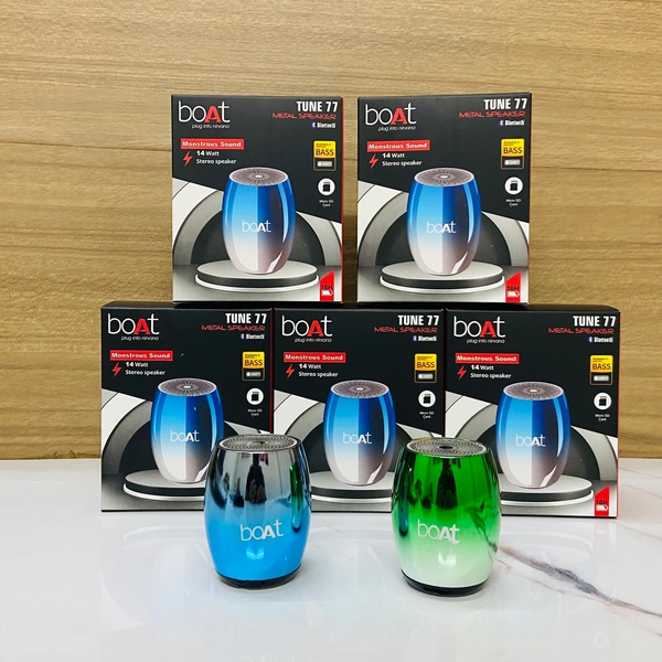 Boat TF Card 77 Rainbow 🌈 Bluetooth Speaker 🔊 