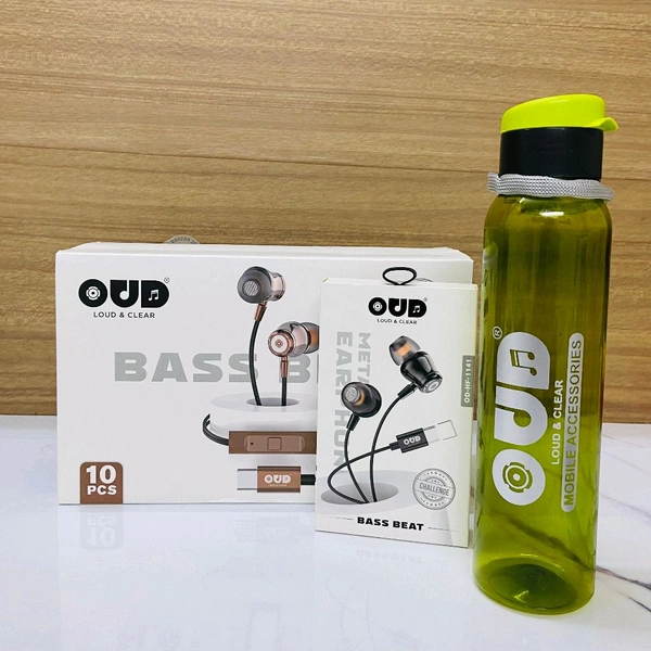 OUD OD-HF-1141 Bass Beat Type-C Earphone Metal And Megantic Ear (10PCS BOTTLE FREE)