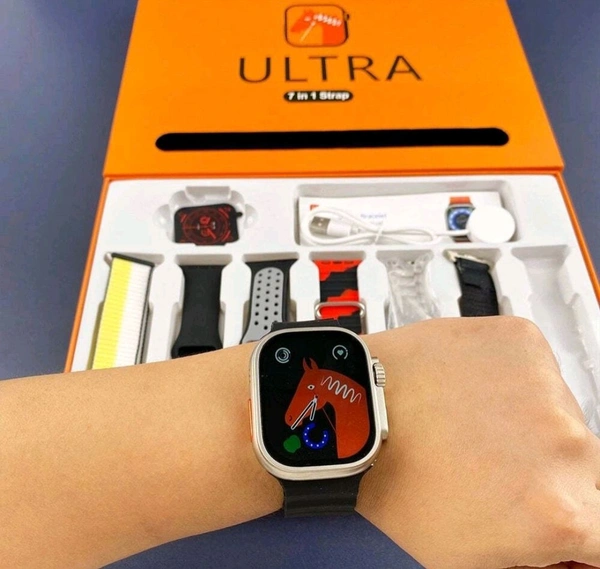 New Ultra 7In1 Combo Pack Smart Watch 