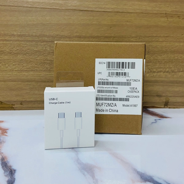 New Type-C To Type-C Cable Premium Quality Box Pack Chaina Pack