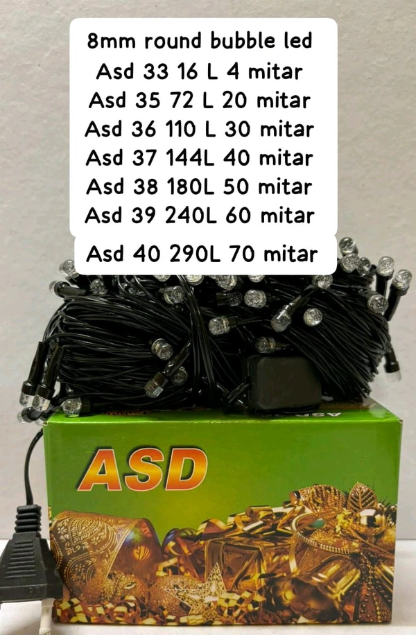 ASD-35 8mm Round Babble 20MTR Decoration Light 