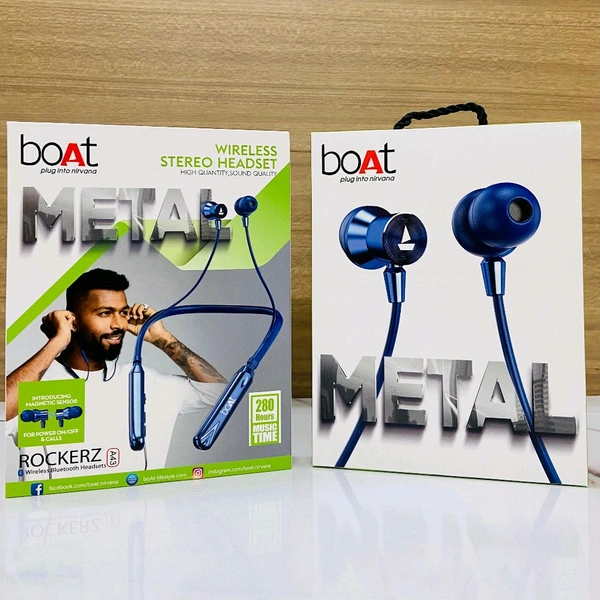 Boat Rockerz (A43) 💯% Og magnetic 🧲 on off+ Metal & Magnet 🧲 Ear China 🇨🇳 Double Packing