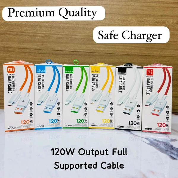 New 120W Type-C Fast Charging Data Cable Genunie Quality  - Oneplus