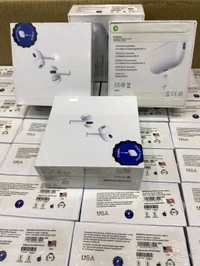 Airpod Pro2 💯% Og C type Pin Beep Sound+ Touch Volume Controller+ Magnet 🧲 Ear (WHITE 🤍)