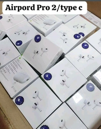 Airpod Pro2 💯% Og C type Pin Beep Sound+ Touch Volume Controller+ Magnet 🧲 Ear (WHITE 🤍)