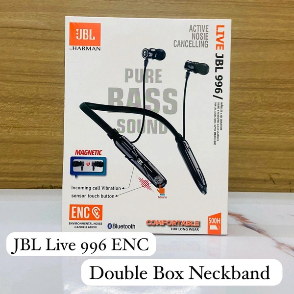 JBL Live (996) 💯% Og Neckband Full Vibration+ Touch+ Magnetic 🧲 On Off
