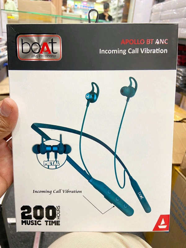 Boat BT Apollo 💯% Full Vibration Metal & Magnet 🧲 Ear 220 mah big Battery 🔋
