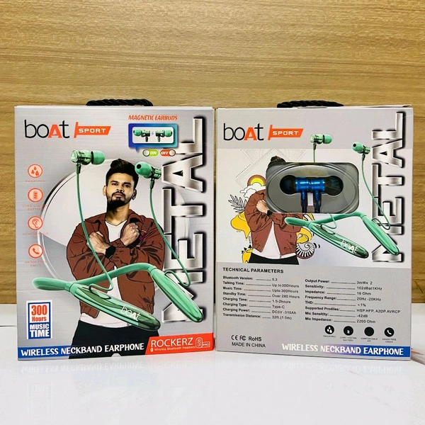 Boat Rockerz (955) Magnetic 🧲 on Off+ Enc+350 mah big Battery 🔋 Double box