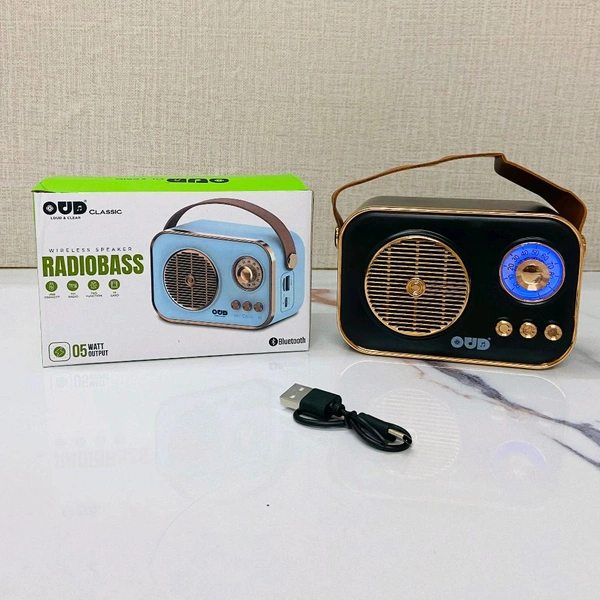 OUD RadioBass Wireless Bluetooth Speaker 🔊 5Watt Output
